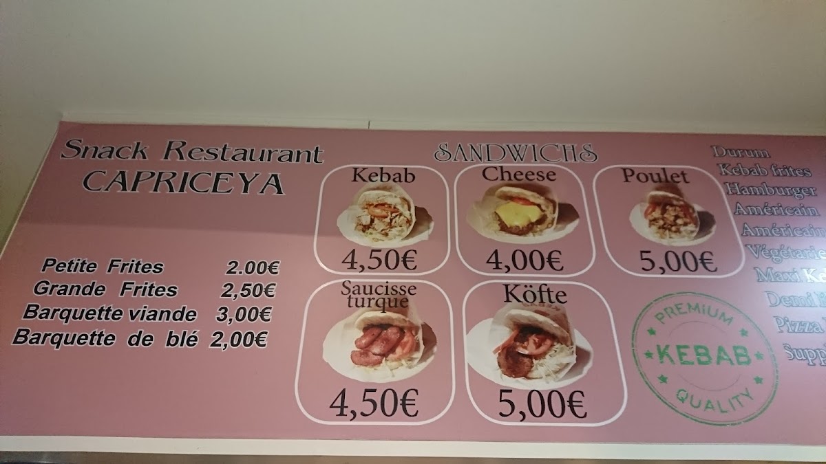 Menu Snack Capriceya-2